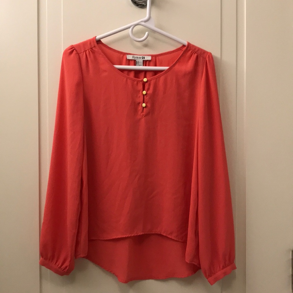 Forever 21 pink blouse size small